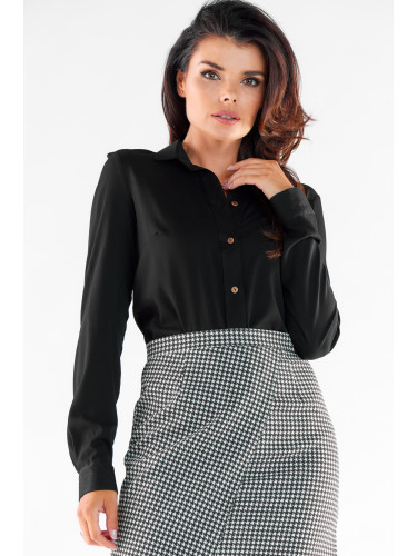 Awama Woman's Shirt A526 Black