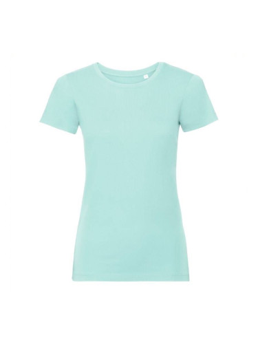 Light blue women's t-shirt Pure Organic Russell