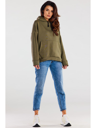 Infinite You Woman's Hoodie M223 Khaki