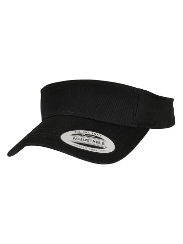 Curved visor cap black