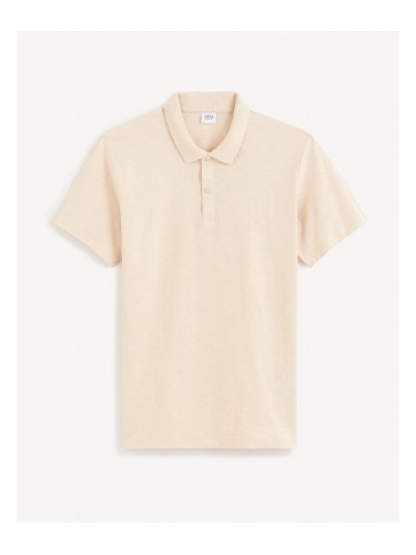 Celio Cotton Polo Shirt Feflame - Mens
