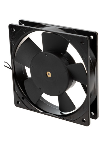 Вентилатор, 230VAC, 120x120x25mm, 16W, със сачмен лагер, 108m³/h, -40~70°C