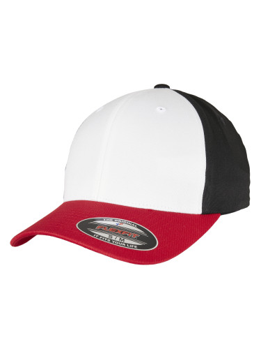 3-Tone Flexfit Red/White/Black