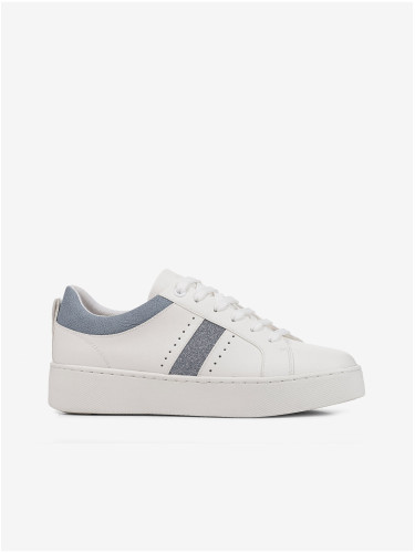 Blue-white women's platform sneakers Geox - Women's