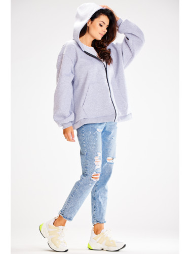 Awama Woman's Hoodie A610 Grey