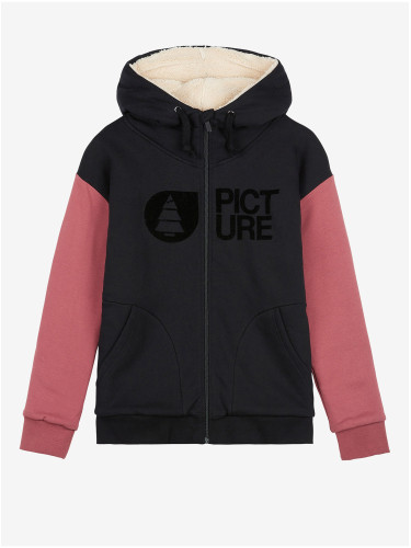 Pink-black women's hoodie Picture - Women's