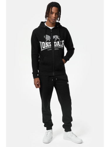 Мъжка суичър Lonsdale 117439-Black/White/Grey