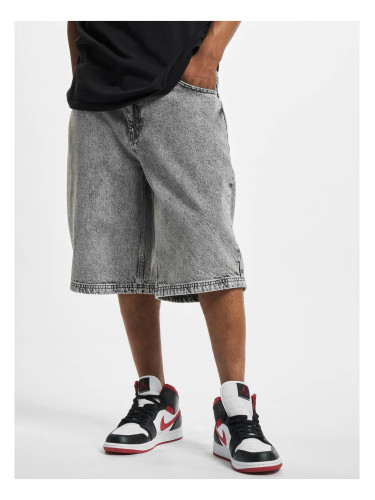 Thug Life Grow Grey Denim Shorts
