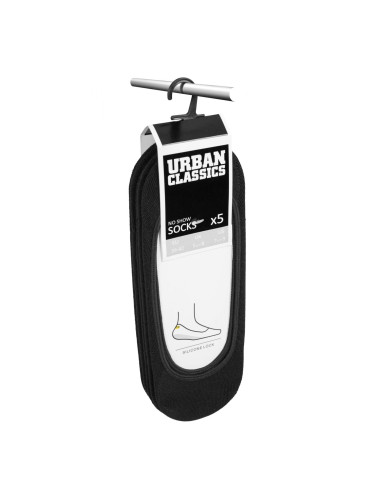 Invisible Socks 5-Pack Black