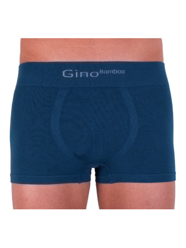 Men's boxers Gino seamless bamboo petrol