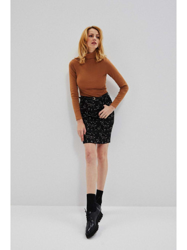 Pencil skirt with print