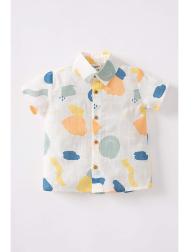 DEFACTO Baby Boy Shirt Collar Short Sleeve Shirt