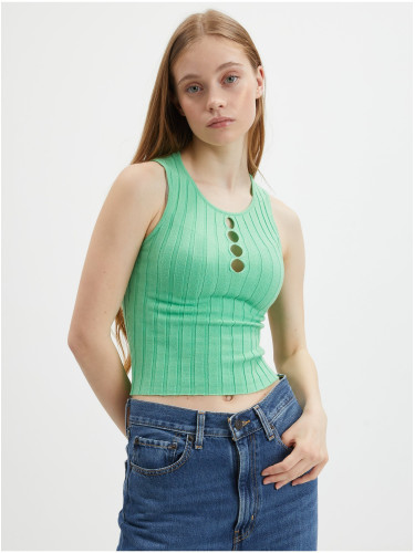 Light Green Crop Top Noisy May Frey - Women