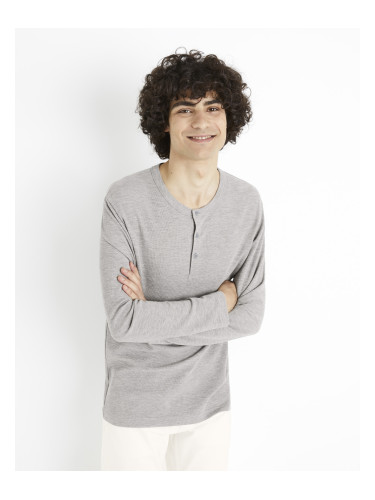 Celio Ceplay Long Sleeve T-Shirt - Mens