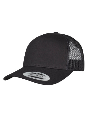 5-Panel Retro Trucker Cap Black