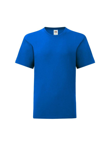 Blue children's t-shirt in combed cotton Fruit of the Loom