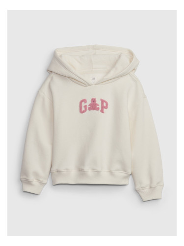 GAP Kids Sweatshirt with Logo and Hood - Girls