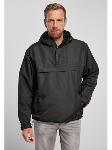 Fleece tug-of-war windbreaker black