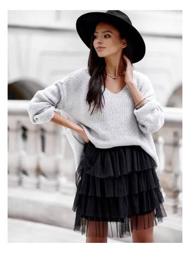 Skirt black Och Bella cjok0295. R21