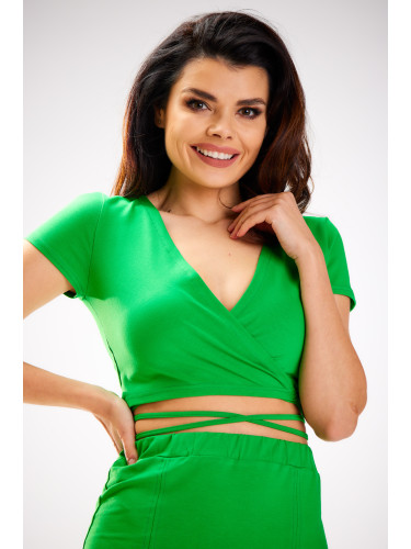Infinite You Woman's Blouse M306 Green