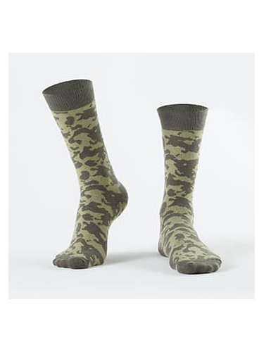 Khaki camo men's socks