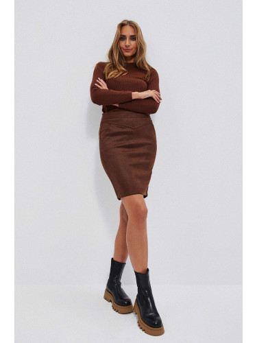 Кафява пола тип „калъф“