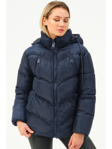 Z6769 DEWBERRY WOMEN'S COAT-LACQUER
