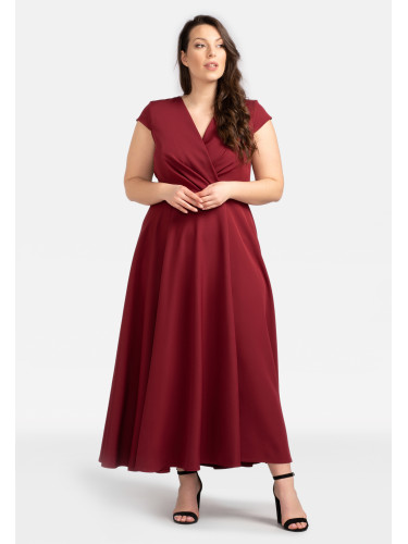 Дамска рокля Karko Karko_Dress_SB250_Burgundy