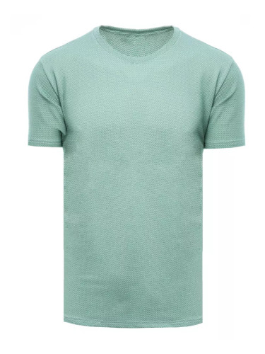 T-shirt męski we wzory jasnozielony Dstreet