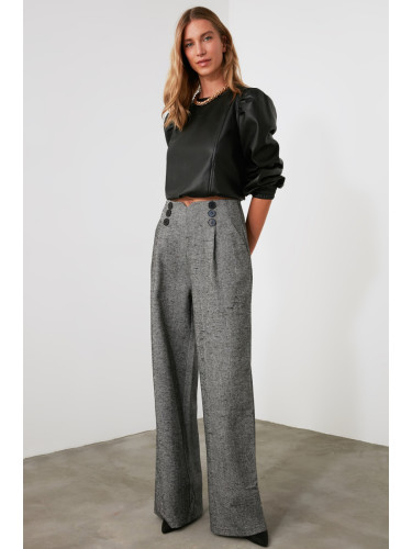 Дамски панталон Trendyol Detailed