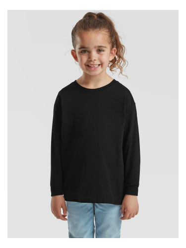 Czarna koszulka dziecięca Valueweight Fruit of the Loom