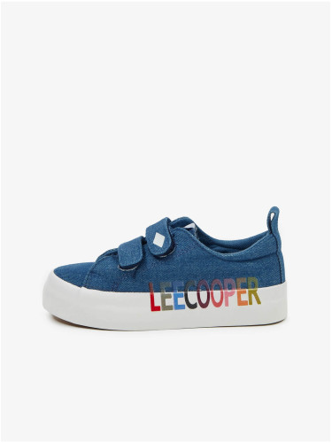 Blue Kids Patterned Sneakers Lee Cooper - unisex