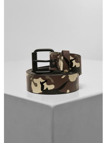 Synthetic browncamo leather camo strap
