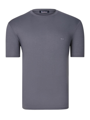 T0737 DEWBERRY MENS T-SHIRT-PLAIN SMOKED