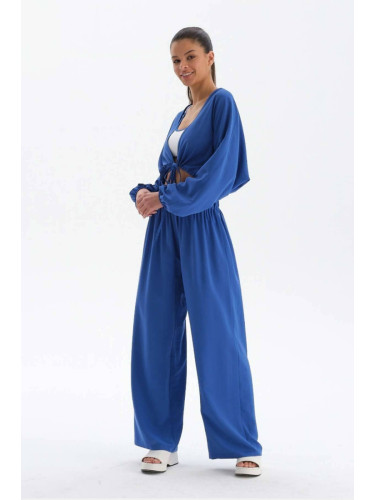 Dagi Sax Wide Leg Modal Trousers