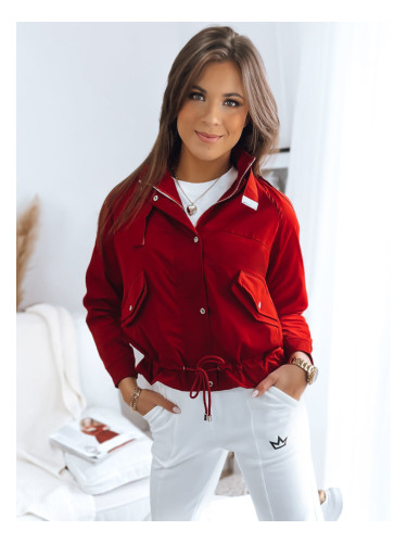 Kurtka damska bomberka SISI czerwona Dstreet