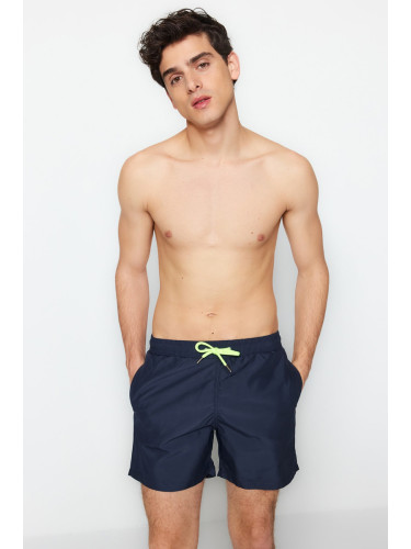 Trendyol Navy Blue Basic Standard Size Swimsuit Swim Shorts