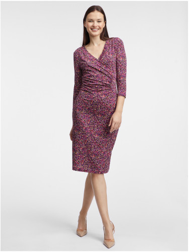 Orsay Purple Women's Patterned Sheath Dress - Women's
