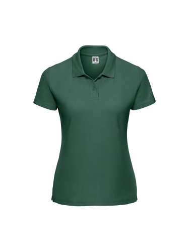 Polycotton Women's Green Polo Shirt Russell