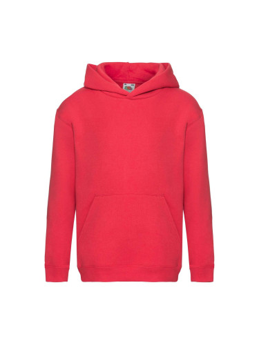 Czerwona bluza dziecięca Hooded Sweat Fruit of the Loom