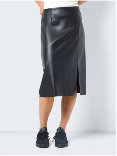 Black women's leatherette pencil skirt Noisy May Clara - Women's