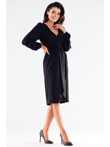Awama Woman's Dress A523 Black