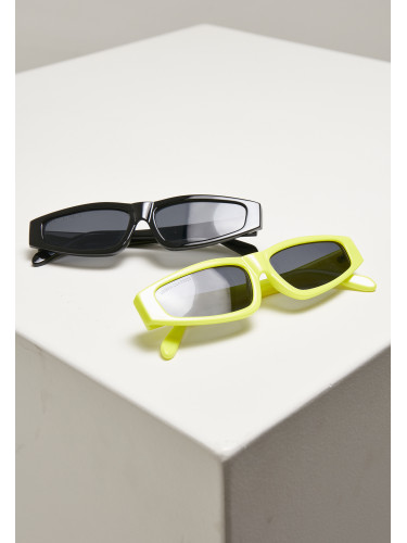 Sunglasses Lefkada 2-Pack neonyellow/black