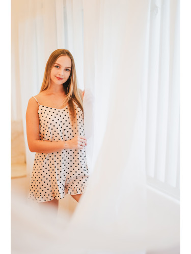 Дамска нощница Trendyol Ecru