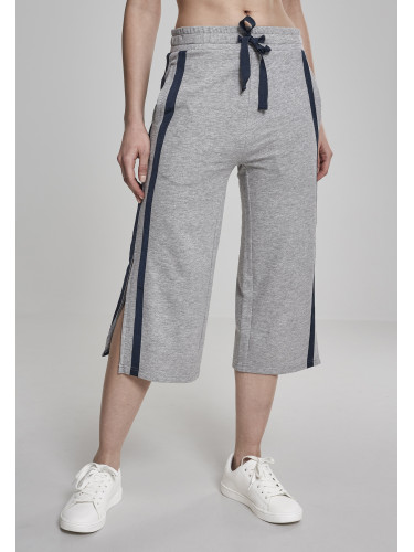 Women's Terry Culotte Belt Grey/Navy