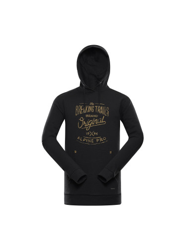Men's cotton sweatshirt ALPINE PRO KYTOR black