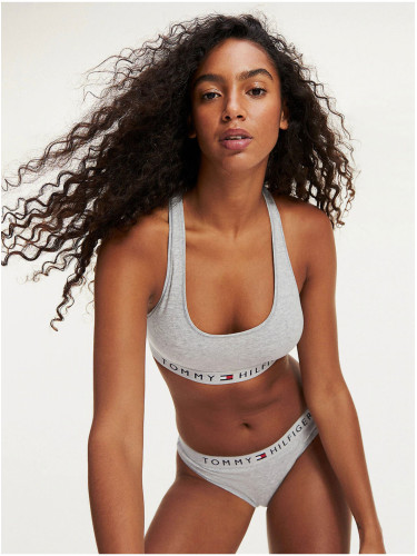 TOMMY HILFIGER BALCONY BRA WOMAN GRAY