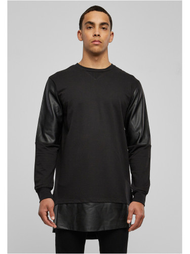 Дълъг суитчър със синтетична кожа