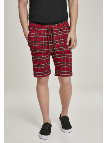 Checker Shorts red/blk