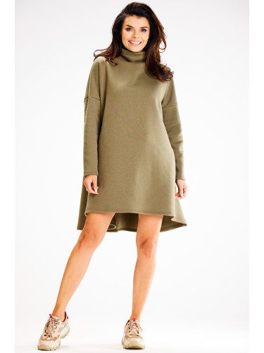 Awama Woman's Dress A609 Khaki